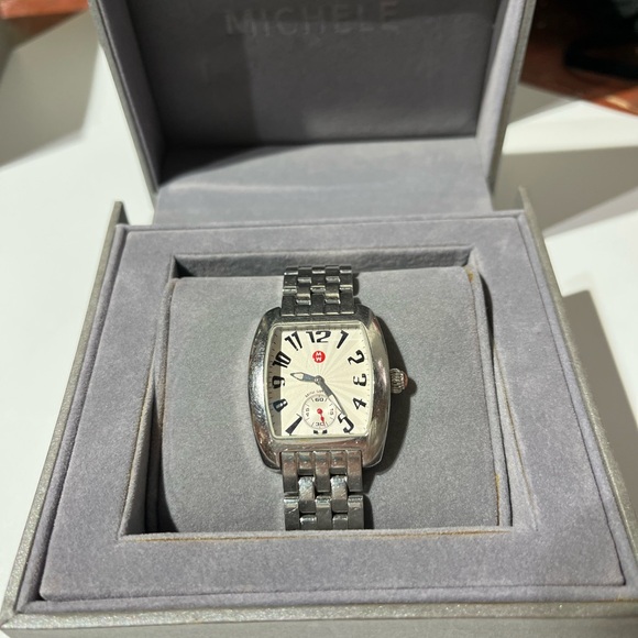 Michele mini Urban Watch with silver bracelet - Picture 4 of 7